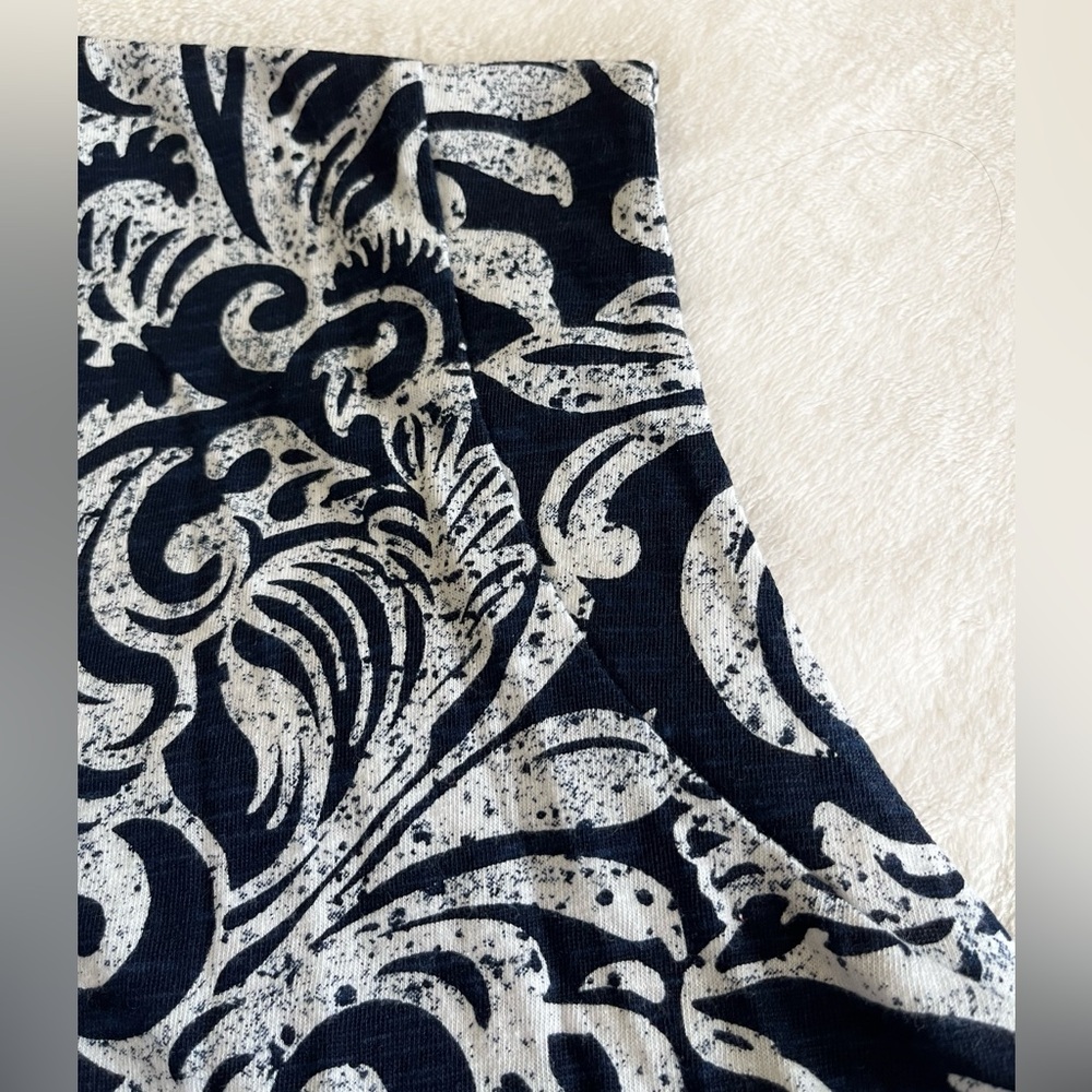 CHICO’S Paisley Cap Sleeve Tee Women’s Sz 4(XXL) - Picture 9 of 11